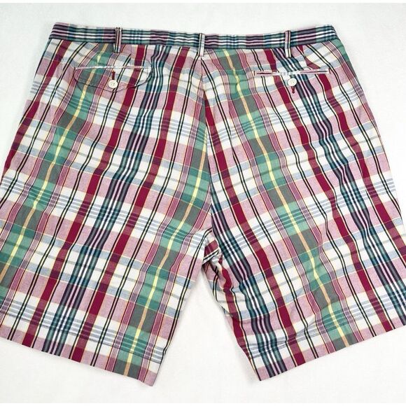 Polo Ralph Lauren Indian Madras Shorts Men's 40 Colorful Plaid Classic Fit Chino - Picture 2 of 5